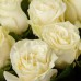 Монобукет из 11 белых роз в крафте 49