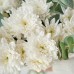 Букет из 5ти белых кустовых хризантем с эвкалиптом 10