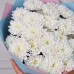 Монобукет из 5 белых кустовых хризантем 65